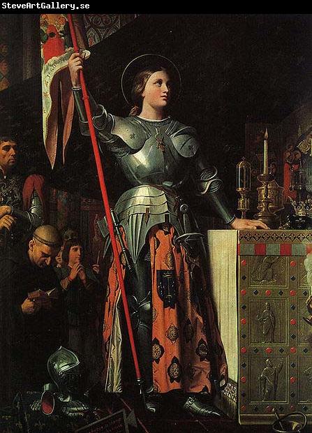 Jean Auguste Dominique Ingres Joan of Arc at the Coronation of Charles VII. Oil on canvas, painted in 1854